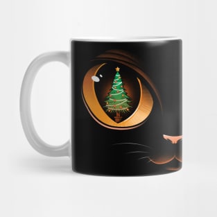 Xmas Cat Attack Ugly Sweater by Tobe Fonseca Mug